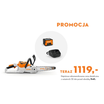 Pilarka akumulatorowa STIHL MSA 60 C-B, z akumulatorem AK 20 i ładowarką AL 101